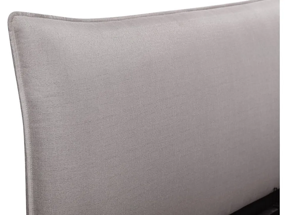 Lit coffre double "Megeve" 140 x 200 cm Gris