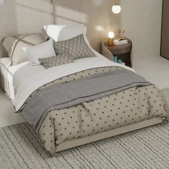 Lit Coffre Double 140x200 cm, Lit Adulte et Ado avec Vérins Hydrauliques, Cadre Moderne, Velours Hollandais Beige, Sans Matelas