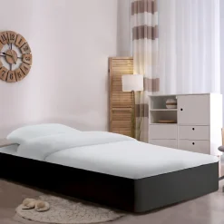 Lit coffre SPIRO 90x200 + 1 sommier / Noir