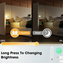 Lit coffre 160x200 cm - Lit double capitonné avec table de chevet et lampe de lecture - Lin - Sans Matelas - Beige