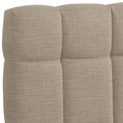 Lit coffre 160x200 cm ELIAS + sommier / Beige