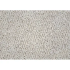 Lit coffre 200x200cm avec tête de lit lignes Bouclette Beige - Hauteur totale : 39cm