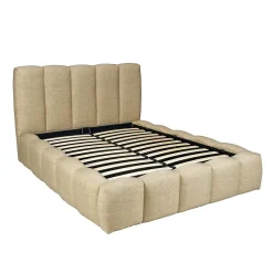 Lit coffre 140x190cm NEST + 1 sommier / Beige