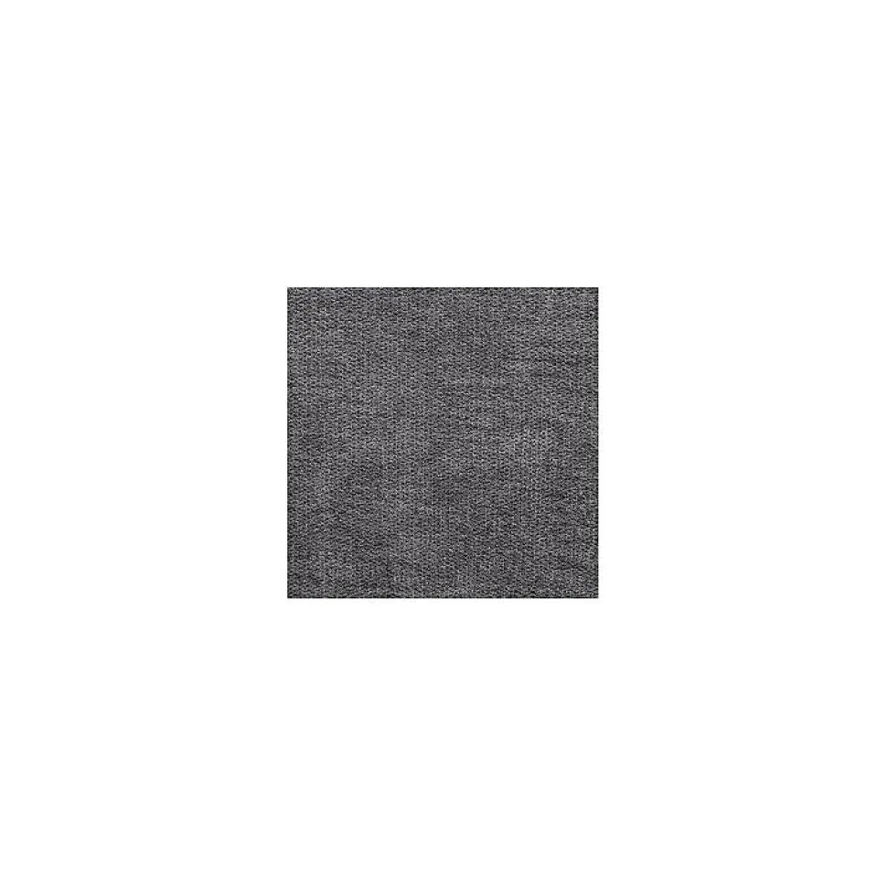 Lit continental Baltimore 128, Unique, Gris, Tissu, Disponible