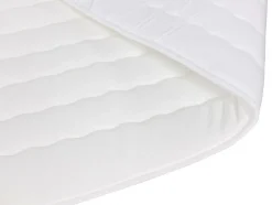 Lit continental Baltimore 158, Double, Brun clair, Tissu, Disponible