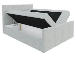 Lit continental Baltimore 154, Double, Vert, Tissu, Disponible