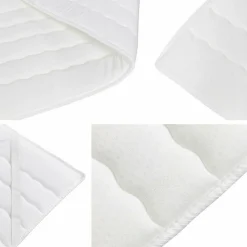 Lit continental Baltimore 184, Unique, Vert, Tissu, Disponible