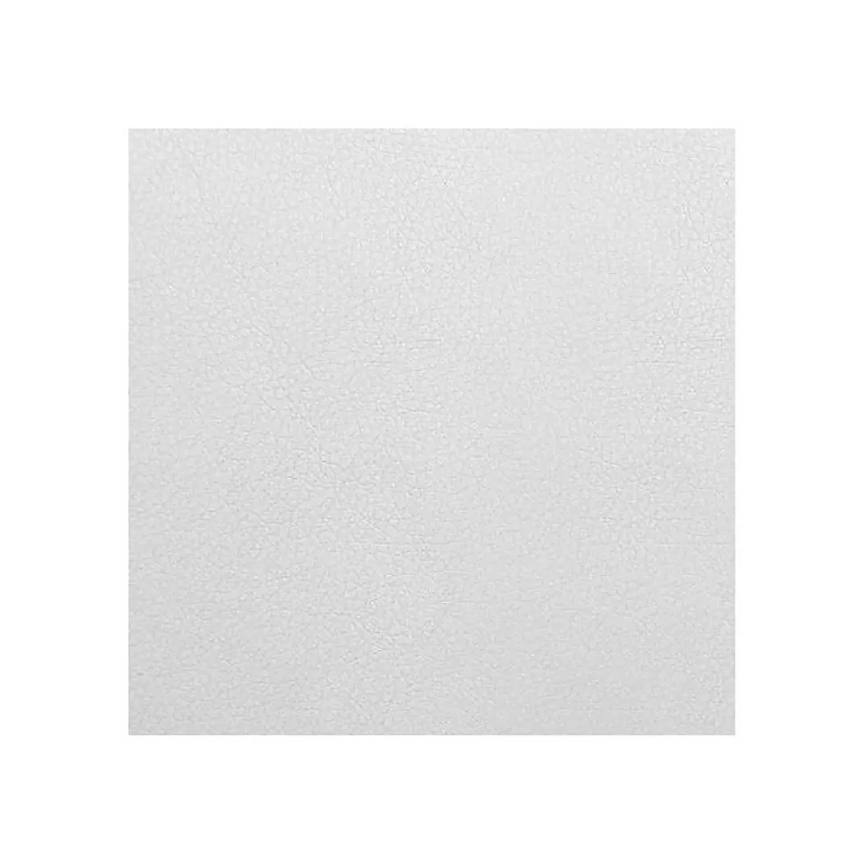 Lit continental Baltimore 174, Double, Blanc, Faux cuir, Disponible