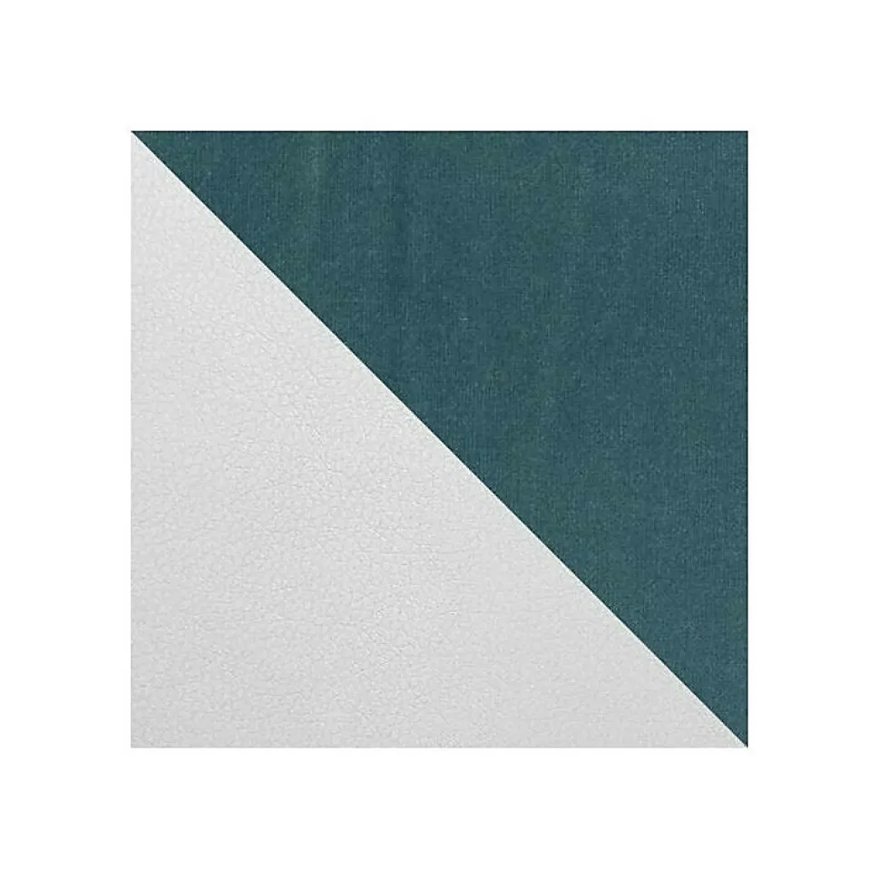 Lit continental Baltimore 164, Unique, Turquoise, Faux cuir