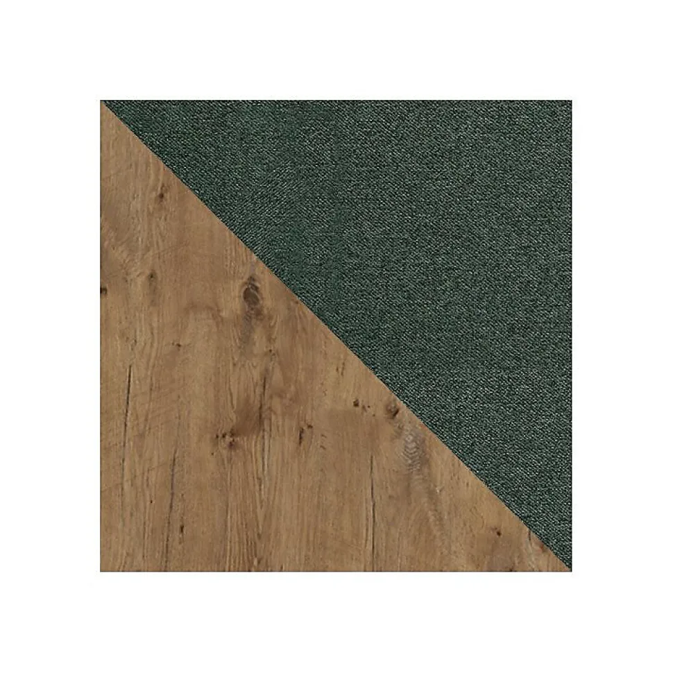 Lit continental Baltimore 190, Unique, Vert, Tissu, Disponible