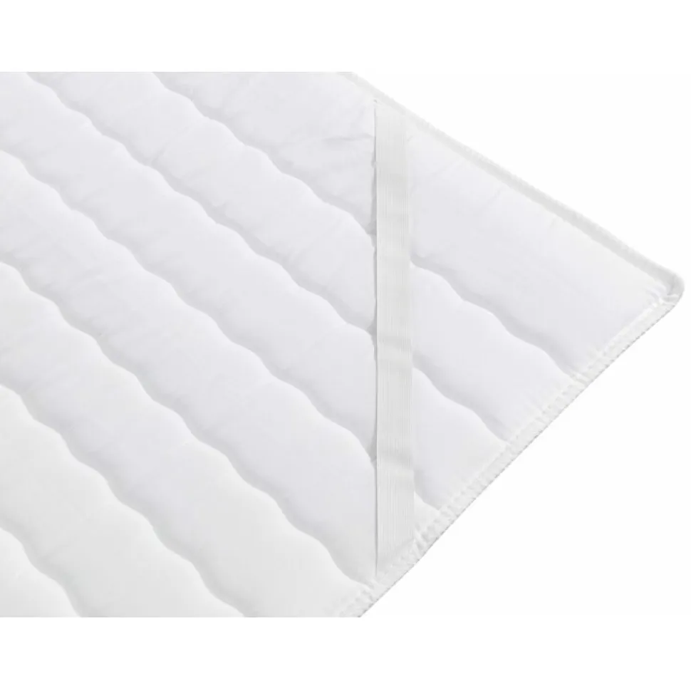 Lit continental Baltimore 190, Unique, Vert, Tissu, Disponible