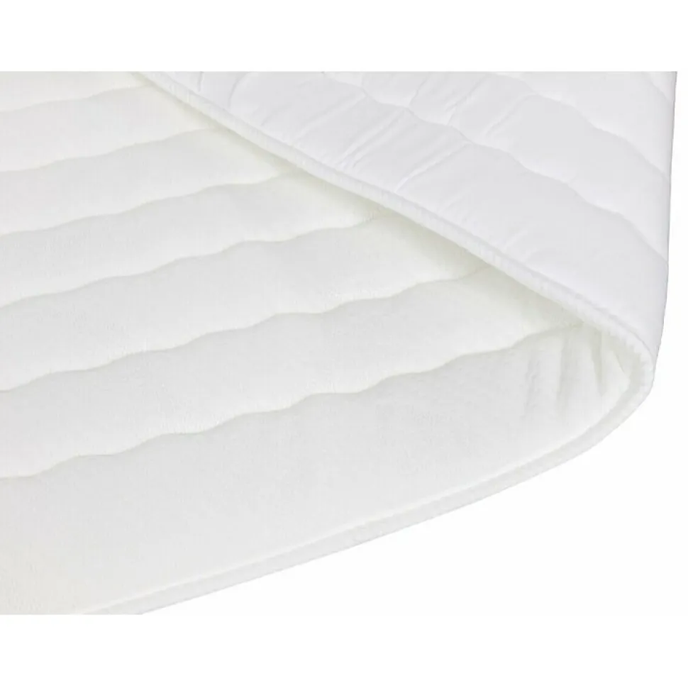 Lit continental Baltimore 174, Double, Brun clair, Faux cuir