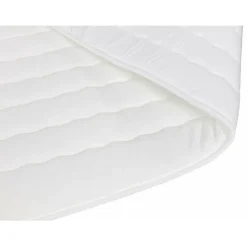 Lit continental Baltimore 173, Double, Marron, Tissu, Disponible