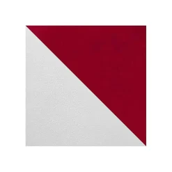 Lit continental Baltimore 170, Unique, Rouge, Faux cuir, Disponible