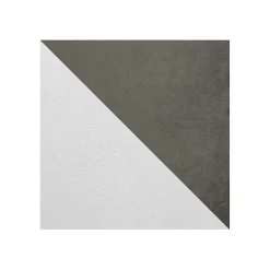 Lit continental Baltimore 172, Unique, Gris, Faux cuir, Disponible