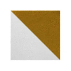 Lit continental Baltimore 168, Unique, Jaune, Faux cuir, Disponible