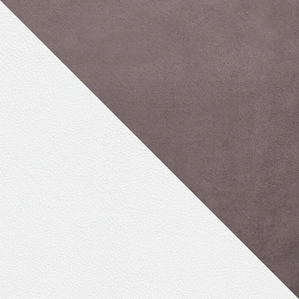 Lit continental Baltimore 171, Unique, Pourpre, Faux cuir, Disponible