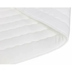 Lit continental Baltimore 177, Double, Marron, Tissu, Disponible