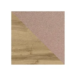 Lit continental Baltimore 182, Unique, Rose, Tissu, Disponible