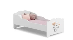 Lit d'enfant ANNA avec matelas 140x70 Eléphant