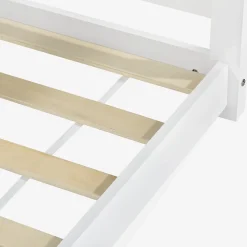 Lit D'enfant Design Maison Vardoe Pin 90 X 200 Cm Blanc Mat en.casa