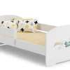 Lit d'enfant LUK avec balustrade 160x80 Avion