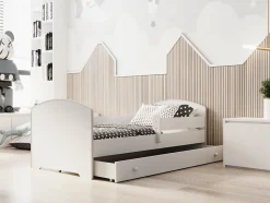 Lit d'enfant LUK avec tiroir et tringle 180x80