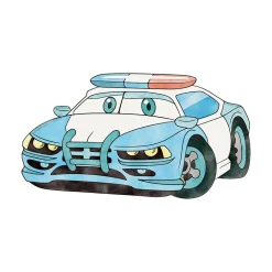 Lit d'enfant LUK avec tiroir et tringle 160x80 Police