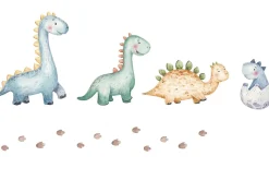 Lit d'enfant LUK avec tiroir et tringle 160x80 Dinosaures