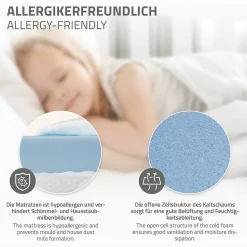 Lit d'enfant ML-Design 70x140 cm blanc en bois de pin massif style maison avec sommier et matelas