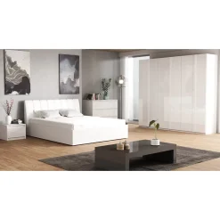Lit Design VERONA. Couchage 160x200. Lit 2 places pour chambre à coucher