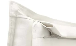 Lit double Arry, lit coffre en éco-cuir, ouverture frontale, matelas 140x200 cm inclus, 100% Made in Italy, Blanc