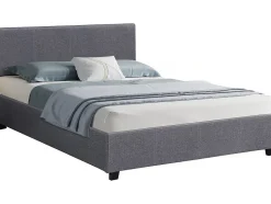 Lit double avec coffre "Carla" 140 x 190 Gris