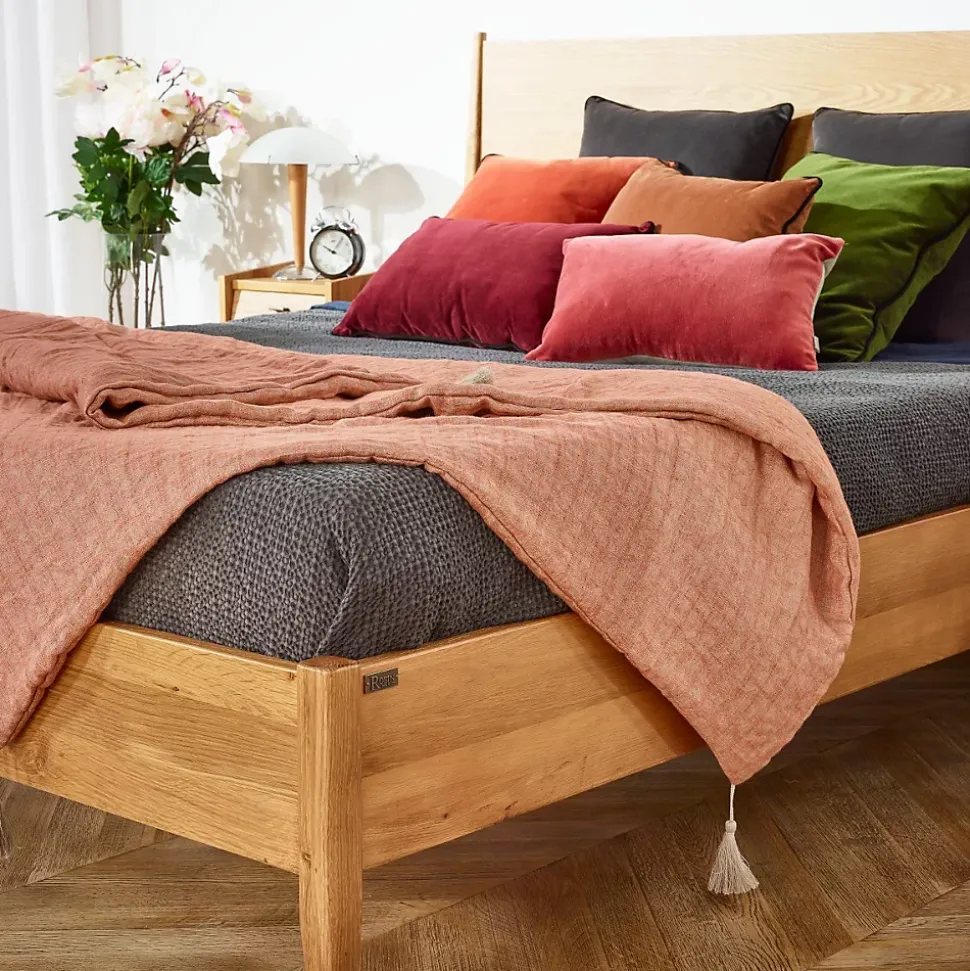 Lit double DALHIA Style scandinave en bois, 160 x 200