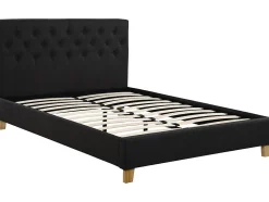 Lit double "Emmy" 140 x 190 cm Gris