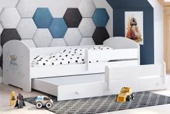 Lit double LUK 160x80 Blue Teddy Bear