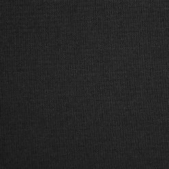 Lit double MATHIEU, 140 x 190 cm, capitonné avec sommier, revêtement en tissu noir