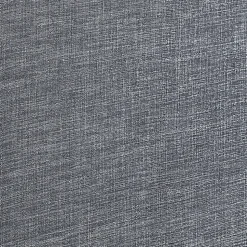 Lit double scandinave BALTA avec tête de lit et sommier 140 x 190 cm tissu gris anthracite