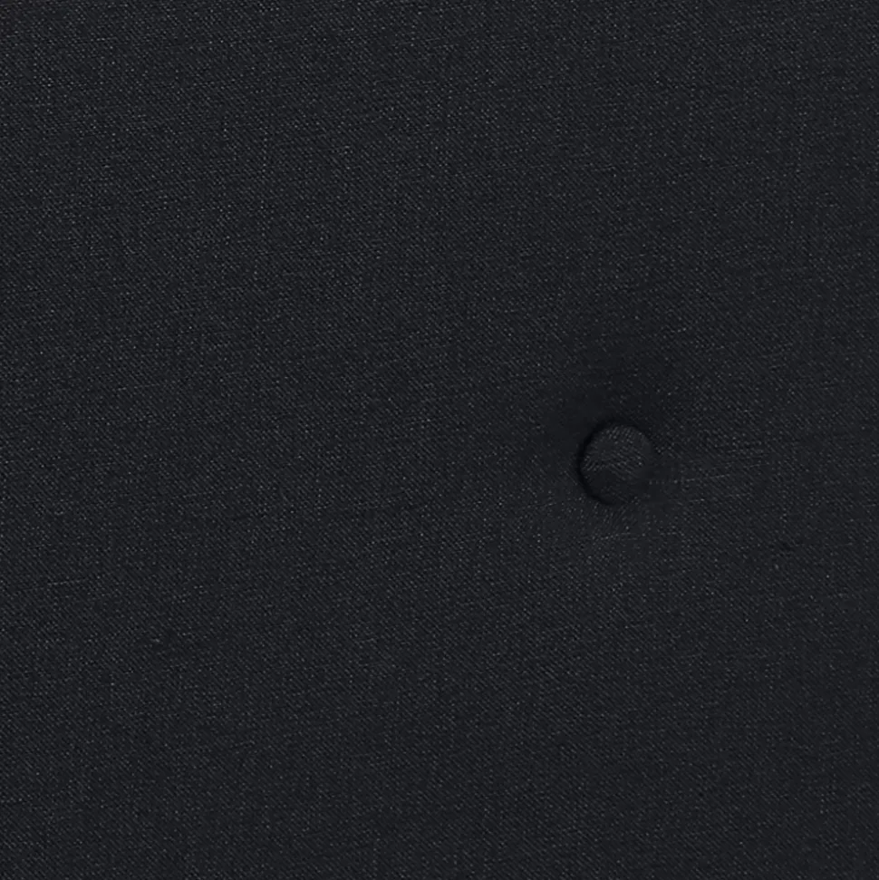 Lit double scandinave OSLO avec tête de lit et sommier 140 x 190 cm tissu noir