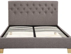 Lit "Emmy" 160 x 200 cm Taupe