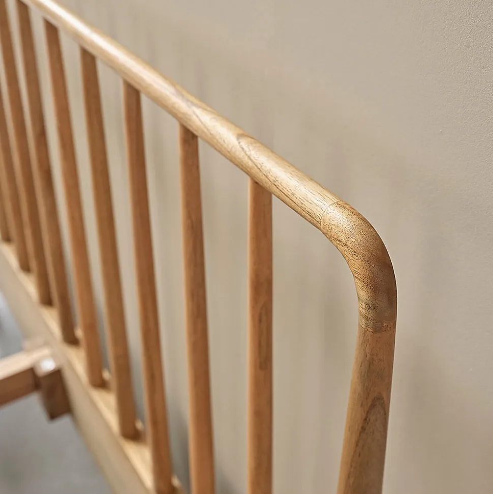 Lit en bois massif 160 cm avec sommier