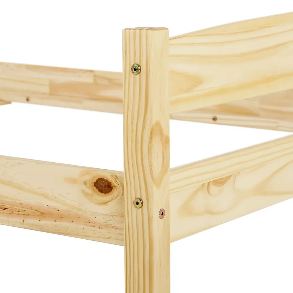 Lit en pin BORIS, 90 x 200 cm, vernis naturel