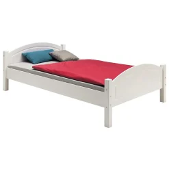 Lit en pin FLIMS, 100 x 200 cm, lasuré blanc