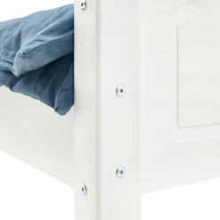 Lit en pin FLIMS, 90 x 200 cm, lasuré blanc