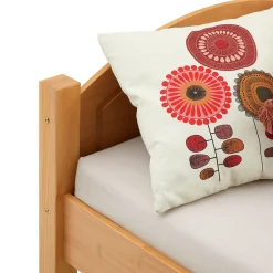 Lit en pin FLIMS, 90 x 200 cm, lasuré couleur hêtre