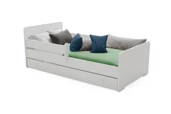 Lit enfant Aksel avec tiroir - sommier et matelas inclus - 140 cm x 70 cm