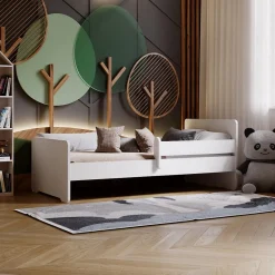 Lit enfant Aksil avec sommier et matelas - 160 cm x 80 cm