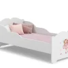 Lit enfant ANNA avec matelas 160x80 Fille avec ailes
