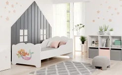 Lit enfant ANNA avec matelas 140x70 Mermaid