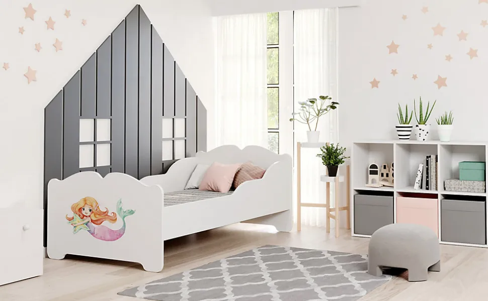 Lit enfant ANNA avec matelas 140x70 Mermaid